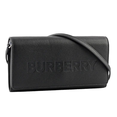 Burberry Henley leather crossbody bag purse black thumbnail 2